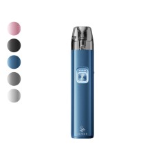 &Uuml;bersicht der Farbvarianten des ELFBAR ELFX 2 Refillable Pod-Kits in Berry Pink, Schwarz, Ocean Blue, Space Grey und Titanium Silver auf hellem Hintergrund.