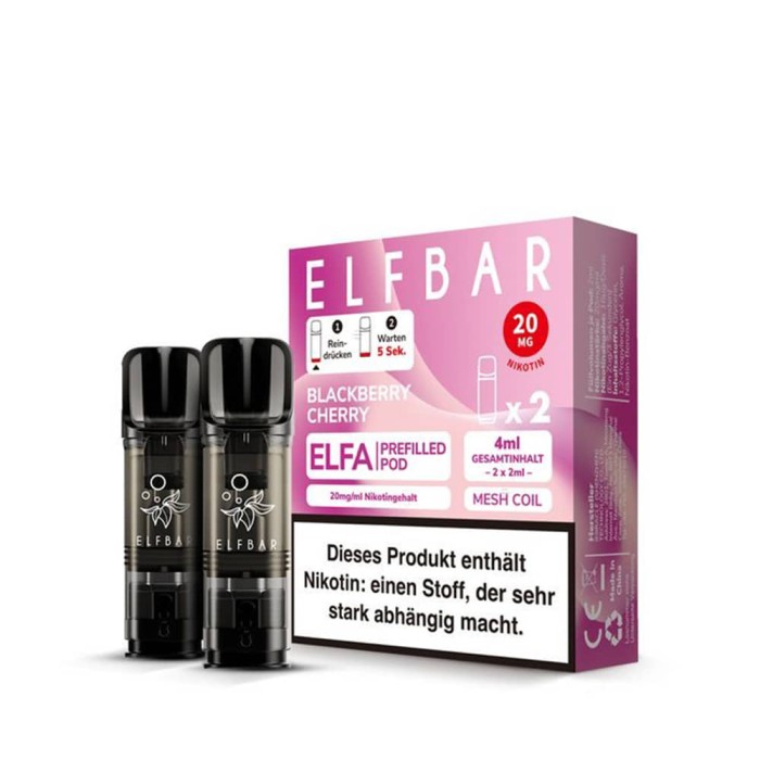 alle elfbar pods sorten ELFA | 2x Pack | 2 Nikotinstärken | 30+ Vapes|Nikotin Vapes elf bar sorten liste Geschmack:WATERMELON MOJITO 10x 2 Elfbar Elfa