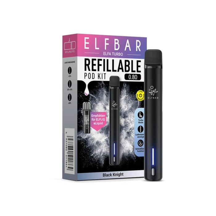 elfbar turbo weißes licht ELFA Pod Kit elfbar turbo ELFBAR ELFX Vape Case Type:Pod Kit Geschmack::Dragon Fruit Blackberry