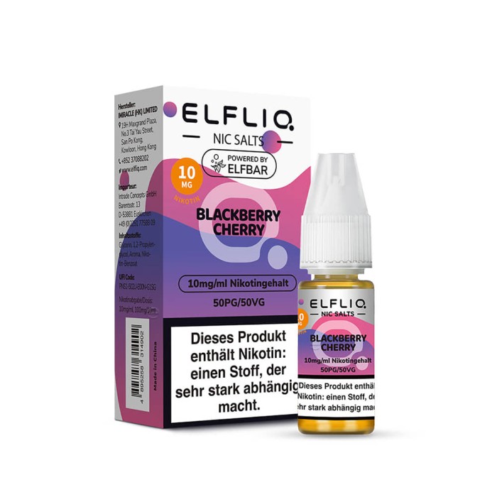 ELFLIQ Blackberry Cherry | ELFBAR