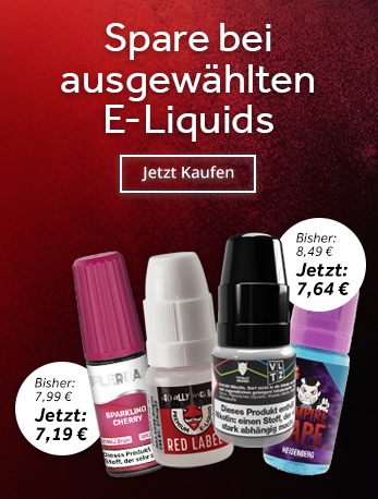 Spare Bei ausgewählten E-Liquids