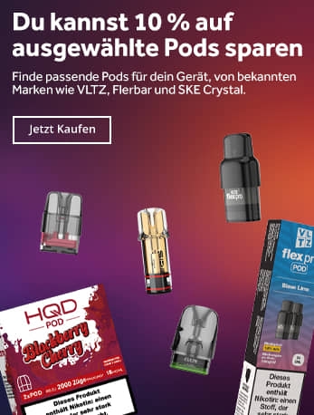Du kannst 10 % auf ausgewählte Pods sparen