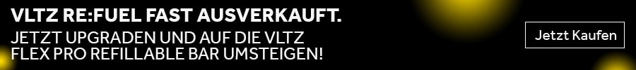 VLTZ re:fuel fast ausverkauft, jetzt upgraden und auf die VLTZ Flex Refillable Pro Bar umsteigen!